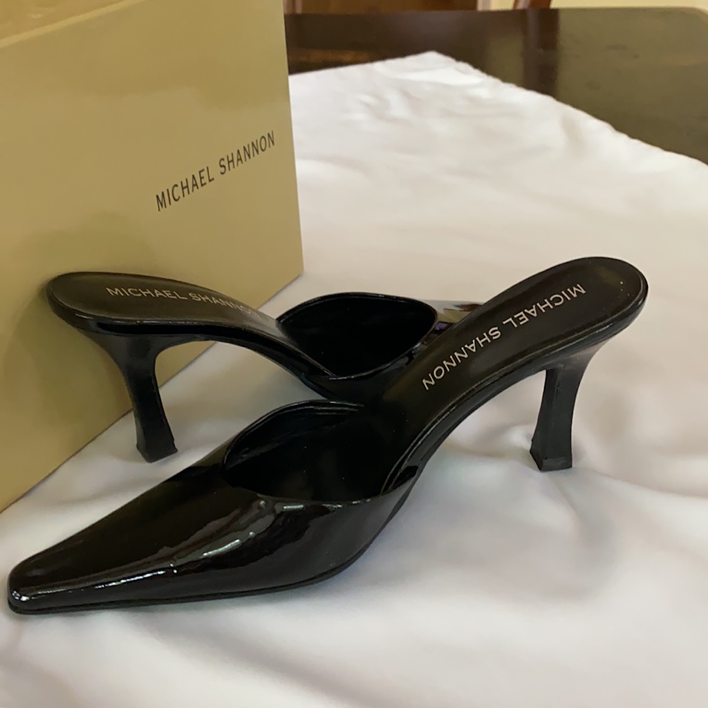 Michael Shannon Patent Leather Slide